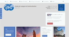 Desktop Screenshot of isc-languages.com
