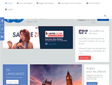 Tablet Screenshot of isc-languages.com
